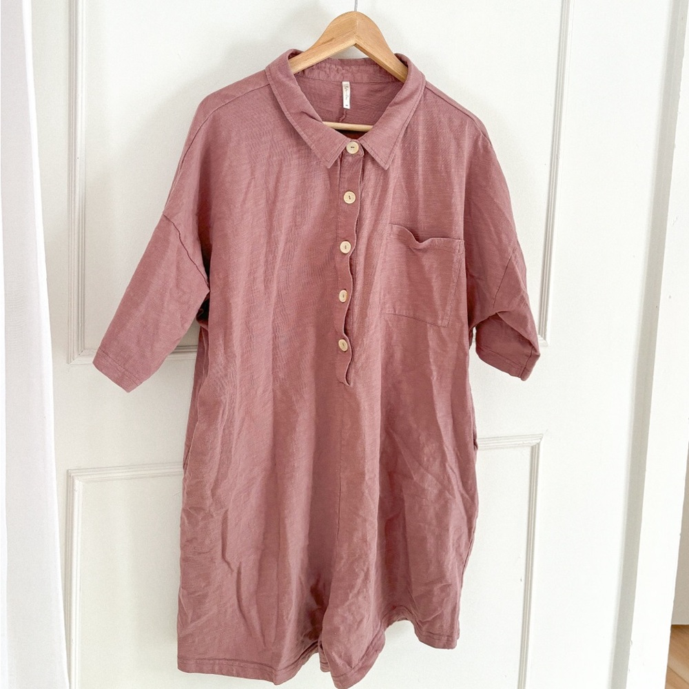 Rylee + Cru Mauve Jumpsuit